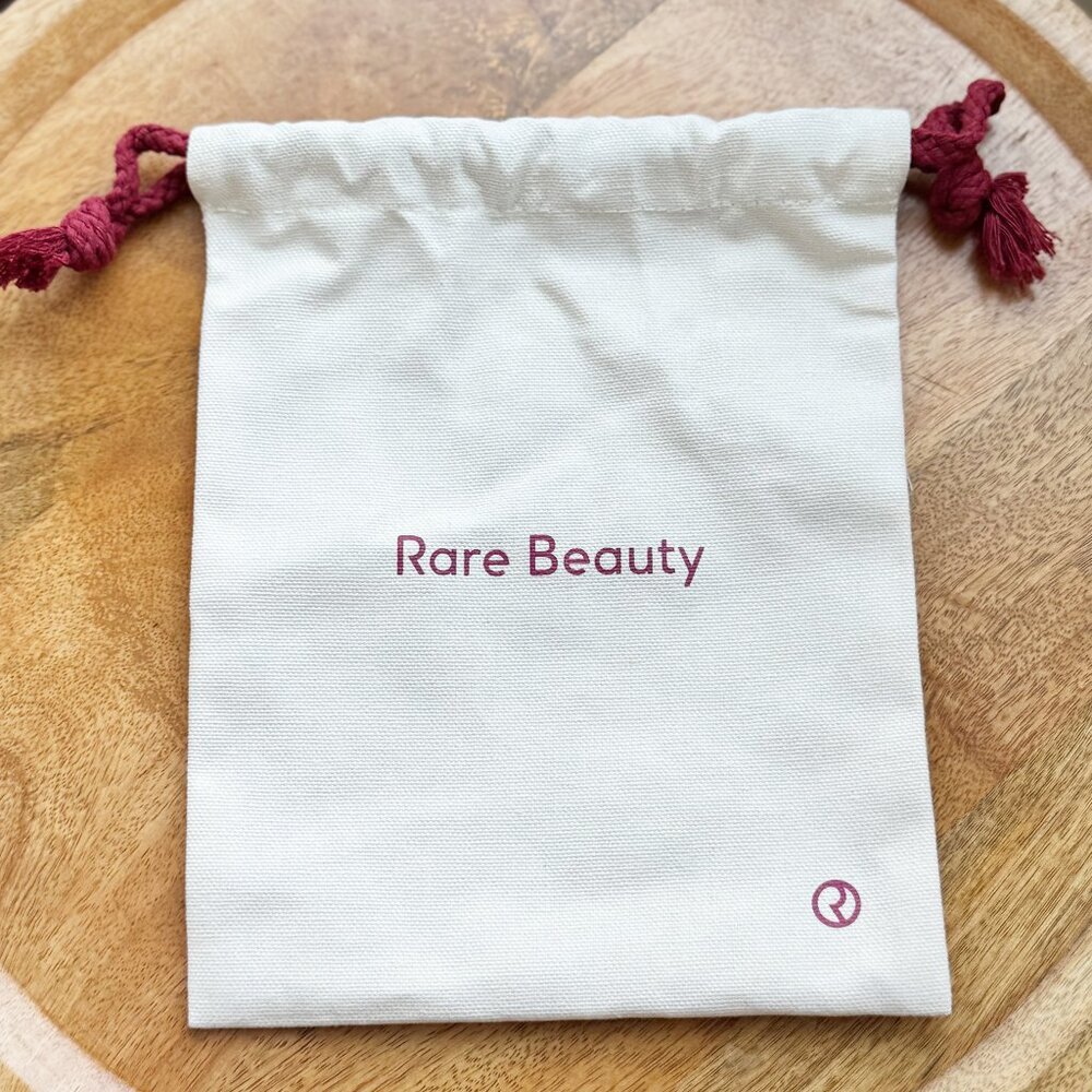 Rare Beauty by Selena Gomez Canvas Drawstring Makeup Bag – New